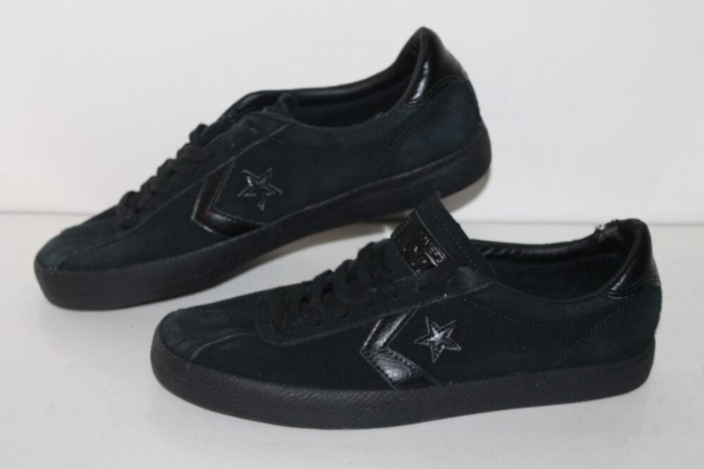 Converse Breakpoint Mono Casual Sneakers, Triple Black, Suede, Men's Size 9.5